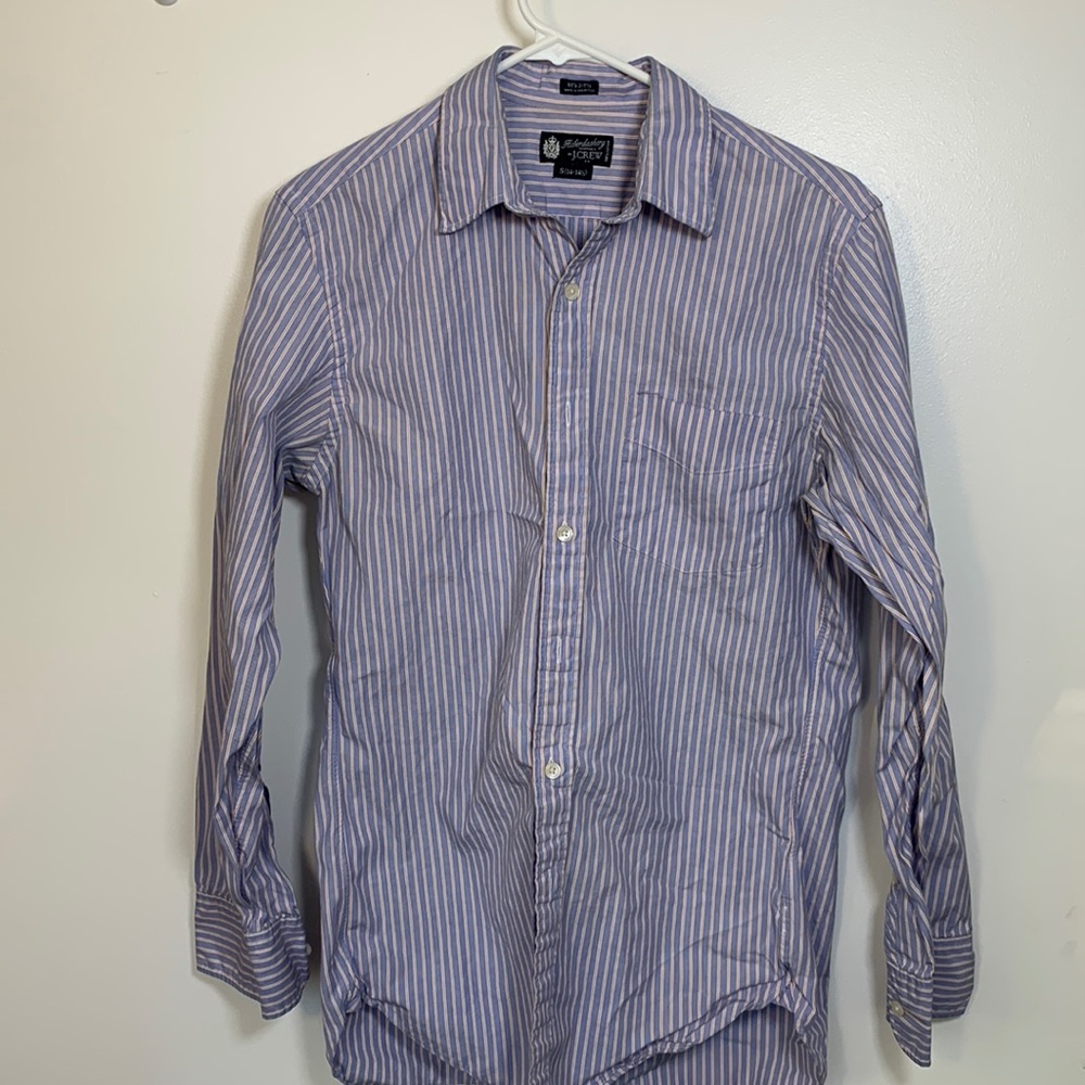 J Crew Blue Dress Shirt S(14-14 1/2)